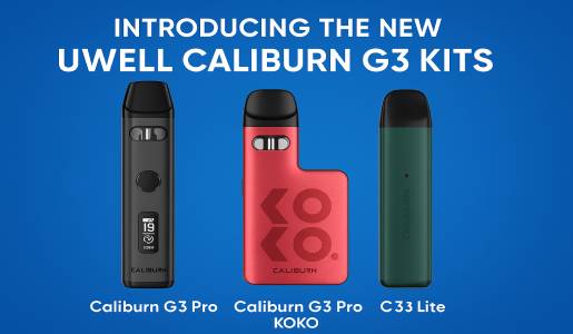 Meet the Newest Uwell Caliburn G3 Kits: Power, Simplicity & Style in Every Puff